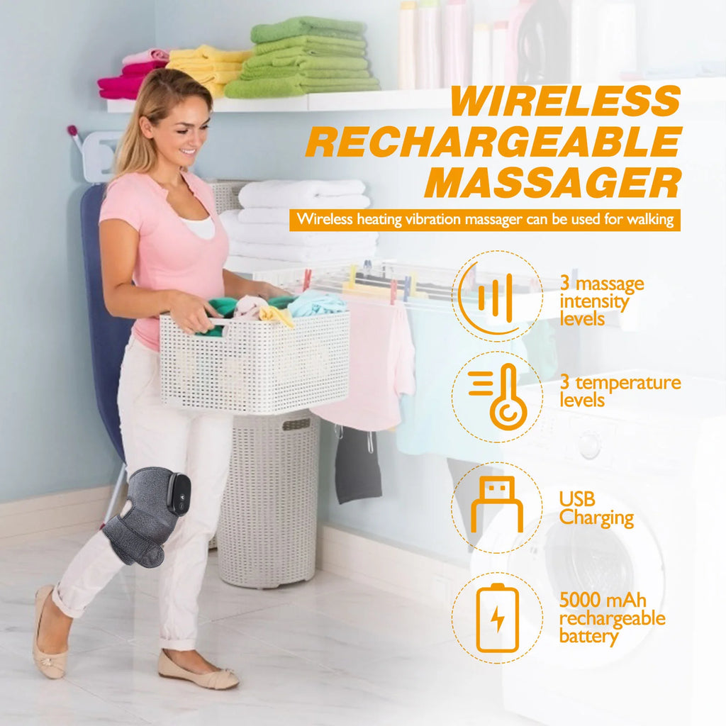 VitalEase Shoulder Wrap - USB-C charging cable and package contents included